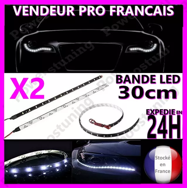 BANDE A LED BANDEAU RUBAN EN BLANC POUR PHARE FEU ALFA ROMEO Giulia Giulietta 4C