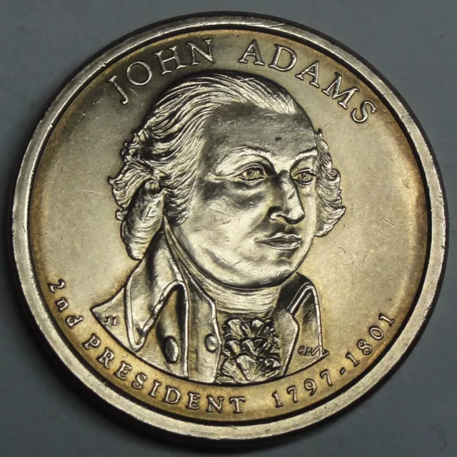 USA 1 Dollar 2007 John Adams 2. US-Präsident  - st / unc mit Kapsel