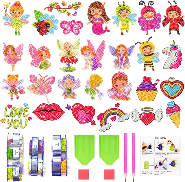 5D Diamond Painting Set Für Kinder,Diy Diamant Aufkleber Kit,Diy Diamant Paintin