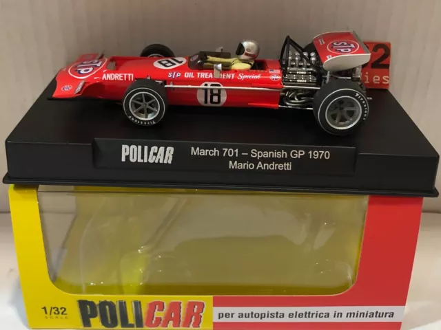 Policar CAR04F March - 701 #18 F1 Spanish Gp 1970 Mario