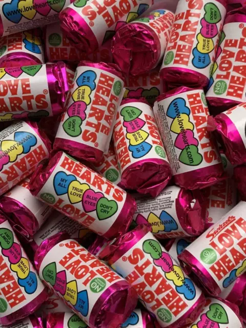 SWIZZELS LOVE HEARTS Candy Lipsticks Sweets 5-60 Sticks $28.84