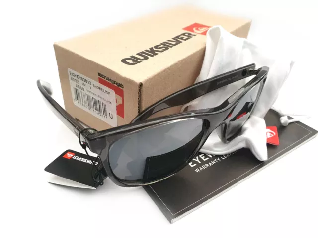 Quiksilver Shoreline Sunglasses Crystal Smoke with Grey CAT.3 Lenses Unisex XSSS