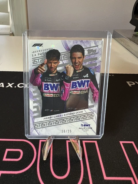 2023 Topps Eccellenza Formula 1 Racing BWT Alpine F1 Team La Squadra /25