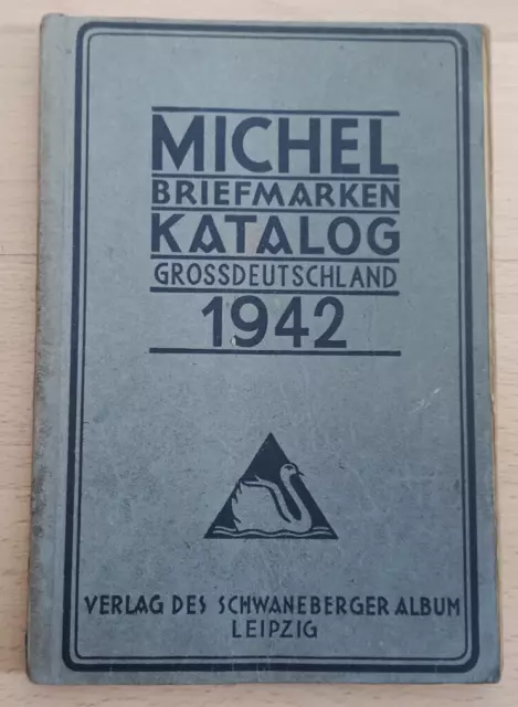 Michel Briefmarken Katalog Deutschland Grossdeutschland 1942 - Antik Vintage