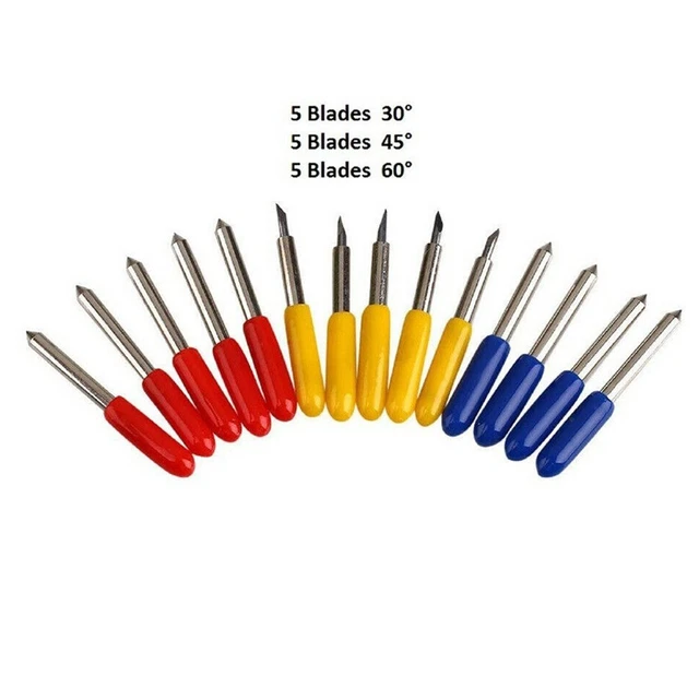 Qualität Schneidmesser Carbid Schnitt Vinyl Schneider 0.25mm Offset 15Pcs 23 2mm