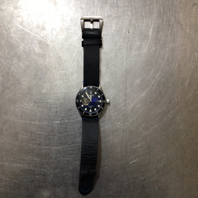 Aquacy Hei Matau Cave Diver Open Heart Men's Automatic 200M Blue Mother Of Pearl