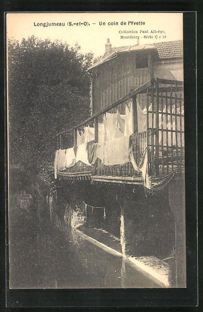 CPA Longjumeau S. et O., Un coin de l´Yvette