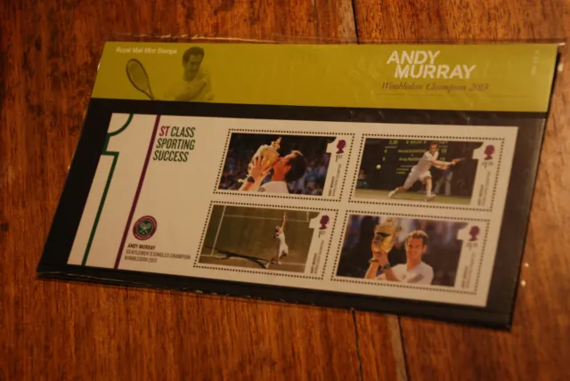 Royal Mail Mint Stamps 2013 Presentation Pack M21 Andy Murray