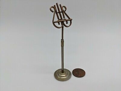Adjustable Dollhouse Miniature Metal Music Stand Brass? 1:12