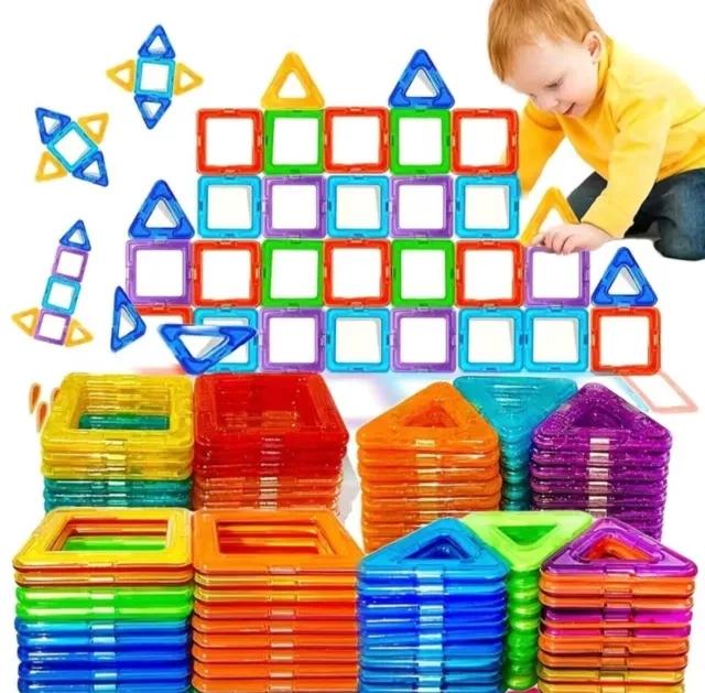 105tlg Blocks Magnetic Building Magnetische Bausteine Blöcke Kinder Spielzeug DE