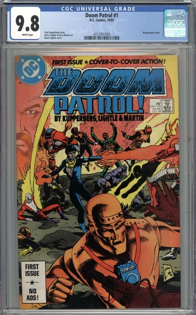 Doom Patrol #1 CGC 9.8 NM/MT WHITE PAGES