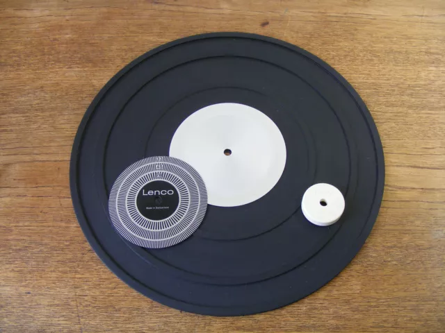 Lenco L75 - Slipmat Gummimatte Strobe - Plattenspieler