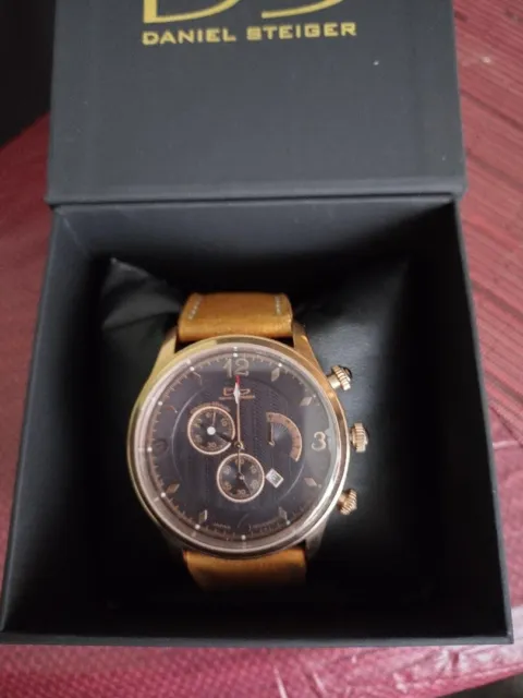 Daniel Steiger Retrograde Elite Rose Gold Men's Chronograph Watch