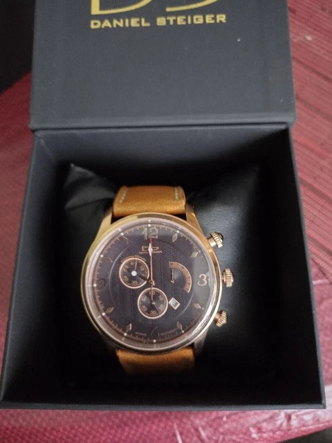 Daniel Steiger Retrograde Elite Rose Gold Men's Chronograph Watch