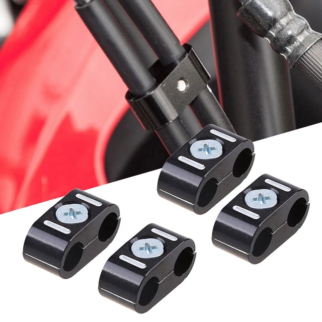 Morsetto cavo a farfalla accessorio moto universale linea oro 4 pz