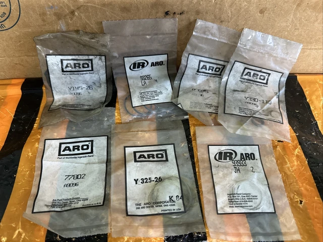 lot of 7 Aro Ingersoll Rand New Rings Y330-110 93265 77802 93933