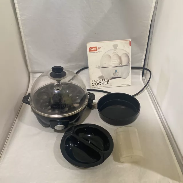 DASH Go Rapid Egg Cooker Electric 6 Egg Capacity Model DEC005 Manual Black