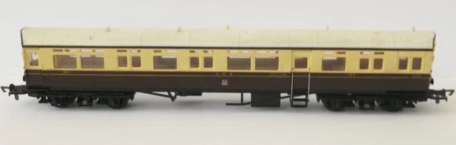 Auto Coach Train AIRFIX GMR OO - Autocoach coach - Auto-Trailer - GWR brown & cream £12. ...