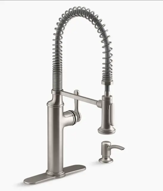 Kohler Sous - R10651-SD-VS Pro Style Pull Down Sprayer Kitchen Faucet Stainless