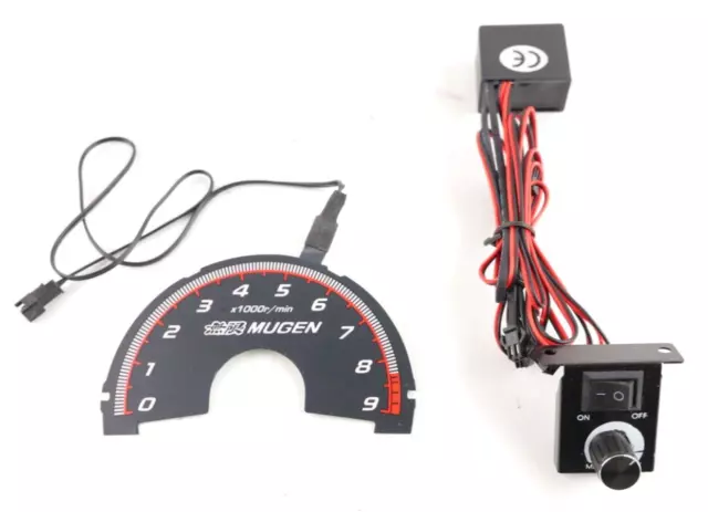 Honda Civic Si 06-11 MUGEN FD2 Speedometer Gauge Cluster Overlay Assembly