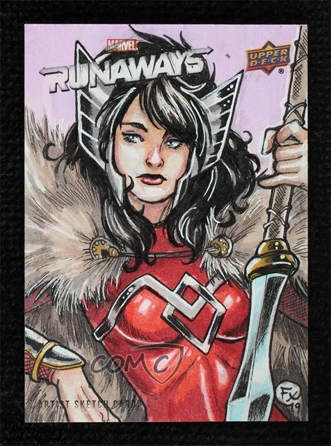 2020 Upper Deck Marvel Runaways Sketch Cards 1/1 Effix #SKT Auto Sketch l6f