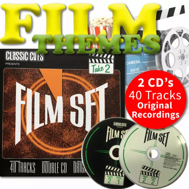 Classic Cuts Film Sets Vol 3 & 4 Double CD Original Recording Movie Themes Tunes