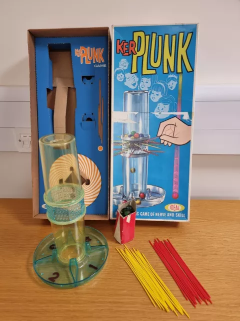 KerPlunk Board Game 1967 Ideal Complete Original Vintage Ker-Plunk VGC Lot 1