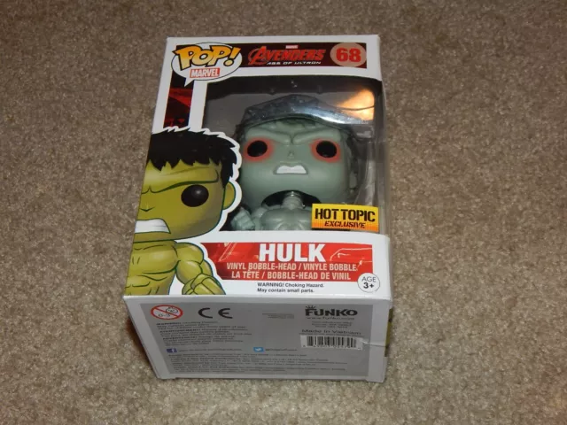 FUNKO POP # 68 Hulk Bruce Banner Age of Ultron Avengers Hot topic ...