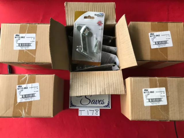 25 National Hardware N112-862 V112 Handrail Bracket in Zinc plated   T179