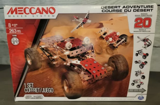 Meccano Maker System Desert Adventure Kit 20 Model Set 15206 NEW Sealed