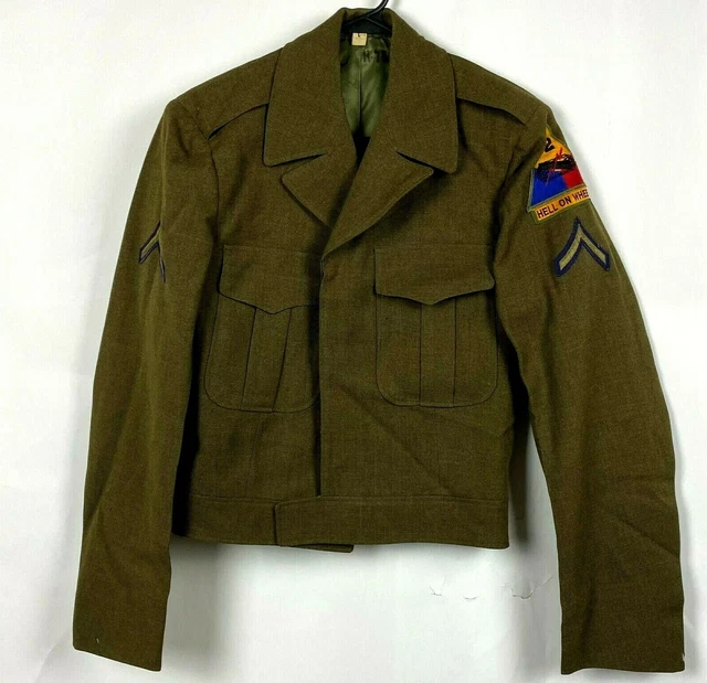 KOREAN WAR US Military Army Wool IKE Jacket O.D. M1950 Size 36 Long