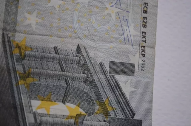 5 Euro - Errore Di Stampa - Manca Banda Laterale Olanda - Nederland Print Error 3