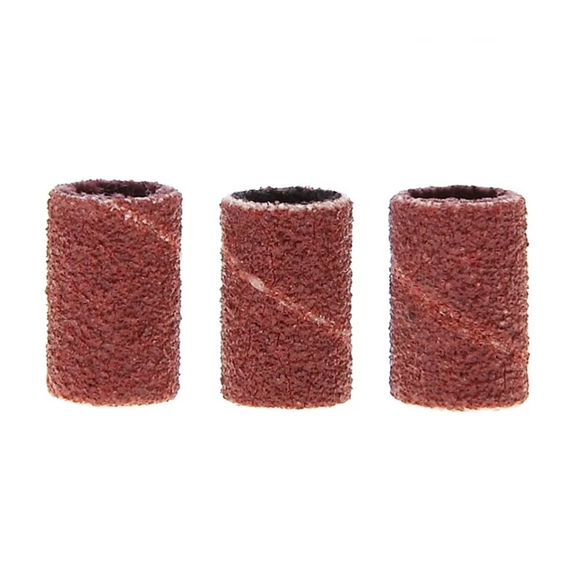 100 pz filtro unghie elettrico file grana sabbia strumento multifunzione cintura abrasiva