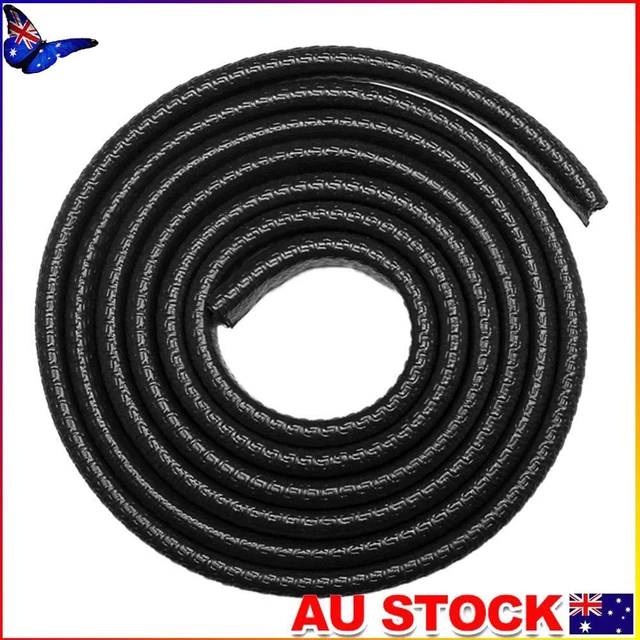 5m Car Door Anti Collision Strip with Steel Disc Scratch Protector (Black)