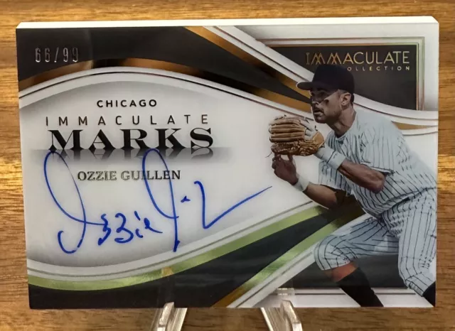 2023 OZZIE GUILLEN  PANINI IMMACULATE 66/99 CHICAGO WHITE SOX Auto