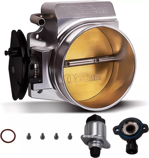 Maxpeedingrods 102Mm Throttle Body Assembly with TPS IAC Throttle Position Senso