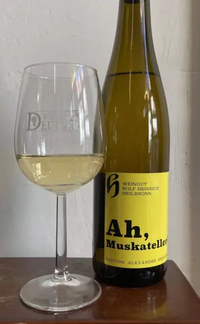 AHA Gelber Muskateller ist da! 6x750ml  Württemberg kIeines Weingut 2022 13% Kab