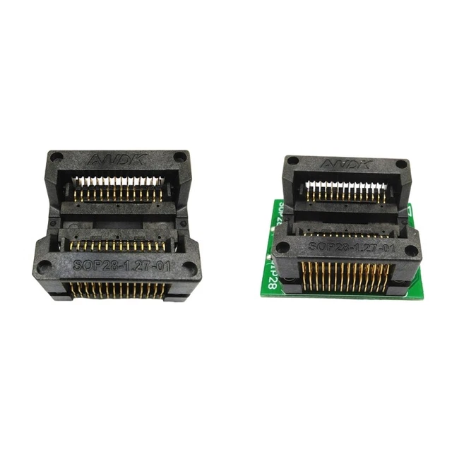 SOIC28 To DIP28 Adapter Socket - 7.5mm IC Programmer Converter For Chip Testing