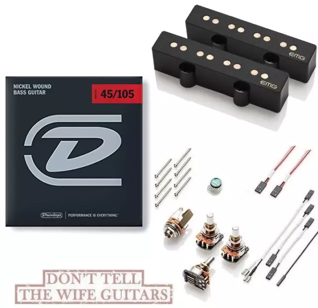 Emg passive best sale jazz bass pickups
