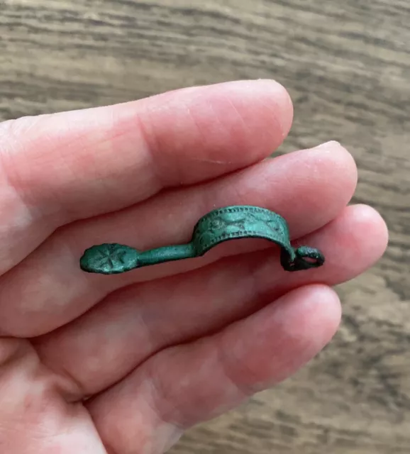 Ancient Celtic.  Bronze ‘Jezerine’ Type Bow Brooch. 1St Century B.c.