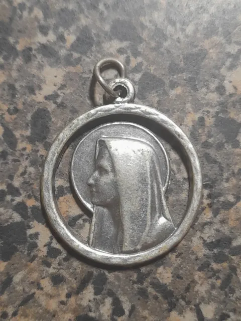 VIRGIN MARY OUR Lady of Lourdes Medal $10.00 - PicClick