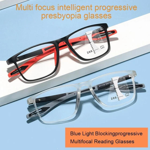 Occhiali da lettura sportivi anti-luce blu ultraleggeri occhiali presbiopici