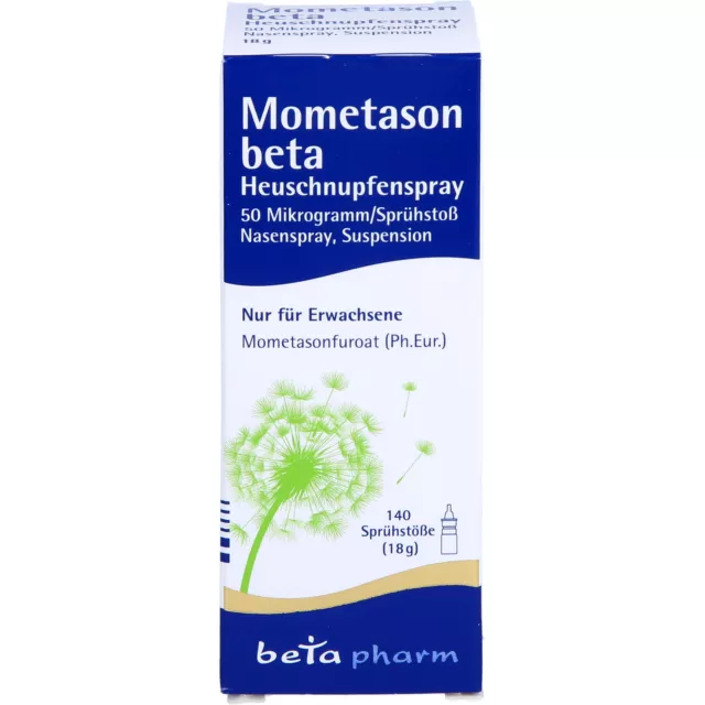 Mometason beta Heuschnupfenspray 50 Mikrogramm/Sprühst, 18 g Spray 14374141