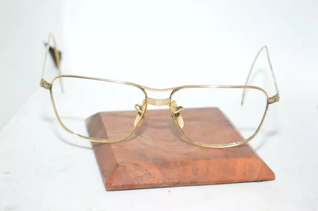 Vintage American Optical Aviator Sunglass Frames 1/10 12K Gold-Filled 6 1/4"