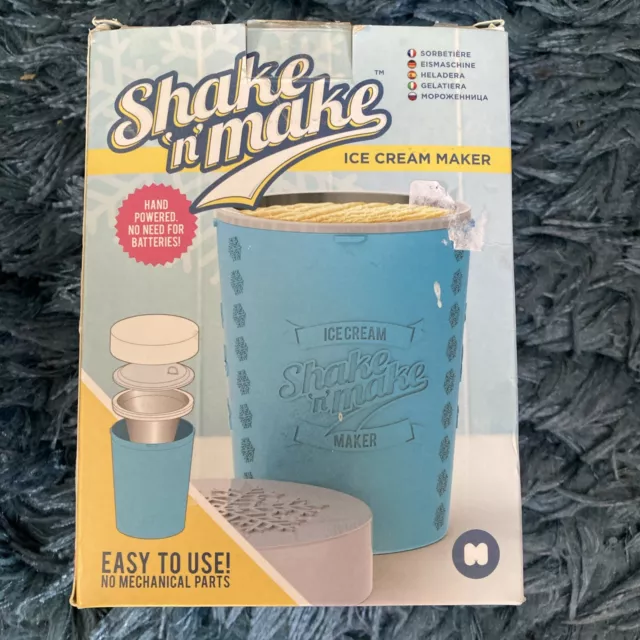 Shake ‘n’ Make Ice Cream Maker - Used once, in pristine condition
