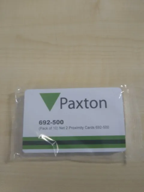 Schede Iso Di Prossimità Paxton Net2 - Senza Strisce Magre - Confezione Da 10- 692-500