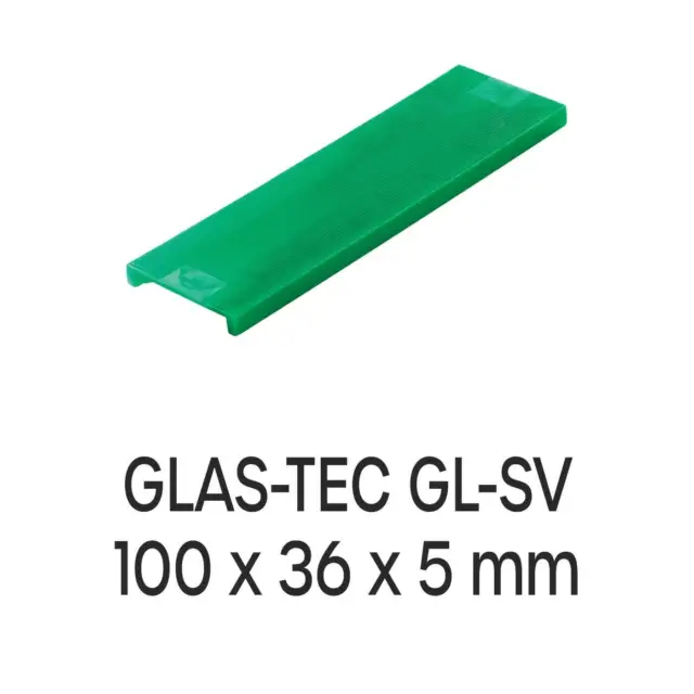 Fensterbau Verglasungsklötze Roto GLAS-TEC GL-SV 100 x 36 x 5 mm, 500 Stück