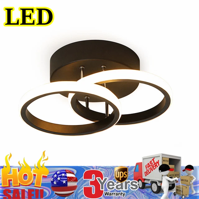 Modern Ceiling Light LED Acrylic Lamp Flush Mount Chandelier Bedroom Living Room
