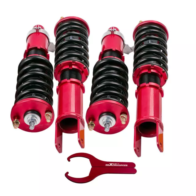 Coilover Strut Shock Springs Suspension Full Set For Honda Civic EK 96-2000 Coilover Strut Shock Springs Suspension Full Set For Honda Civic EK 96-2000