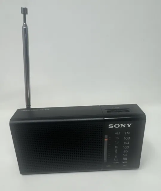 Sony ICF-P36 AM/FM LED Tuning Portable Radio w/ Antenna Black Tested Works Great